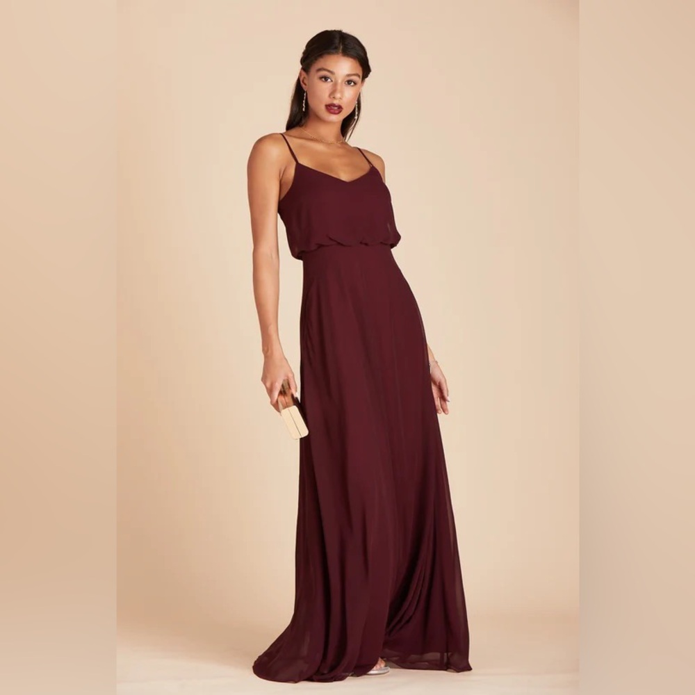 NWT Birdy Grey GWENNIE DRESS CHIFFON CABERNET